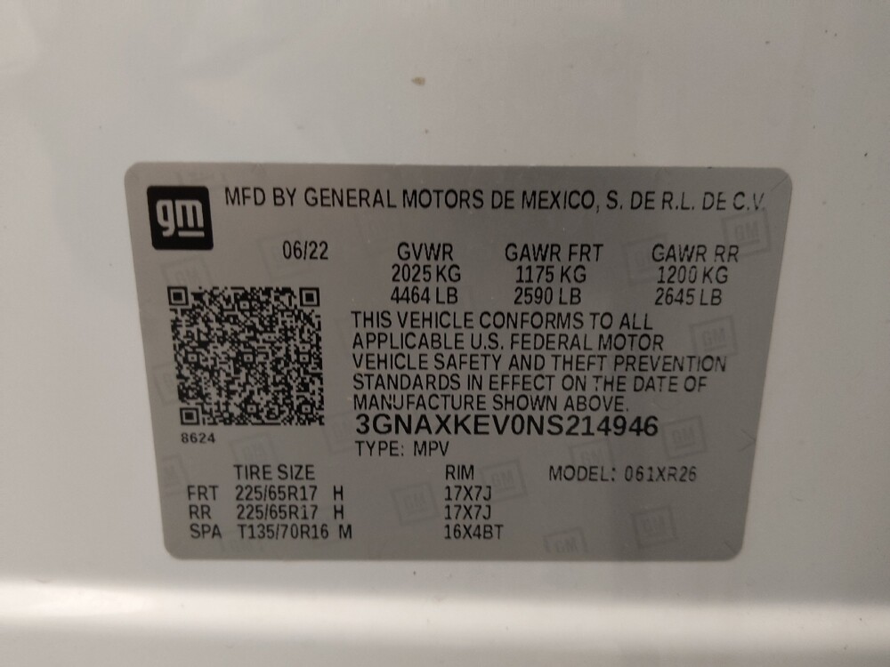 2022 Chevrolet Equinox in Kissimmee, FL 34744 - 18134083 33