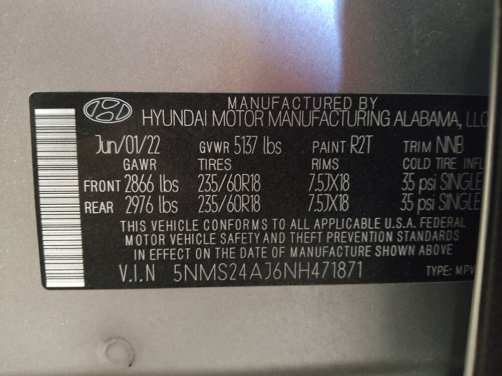 2022 Hyundai Santa Fe in Kissimmee, FL 34744 - 18134090 33