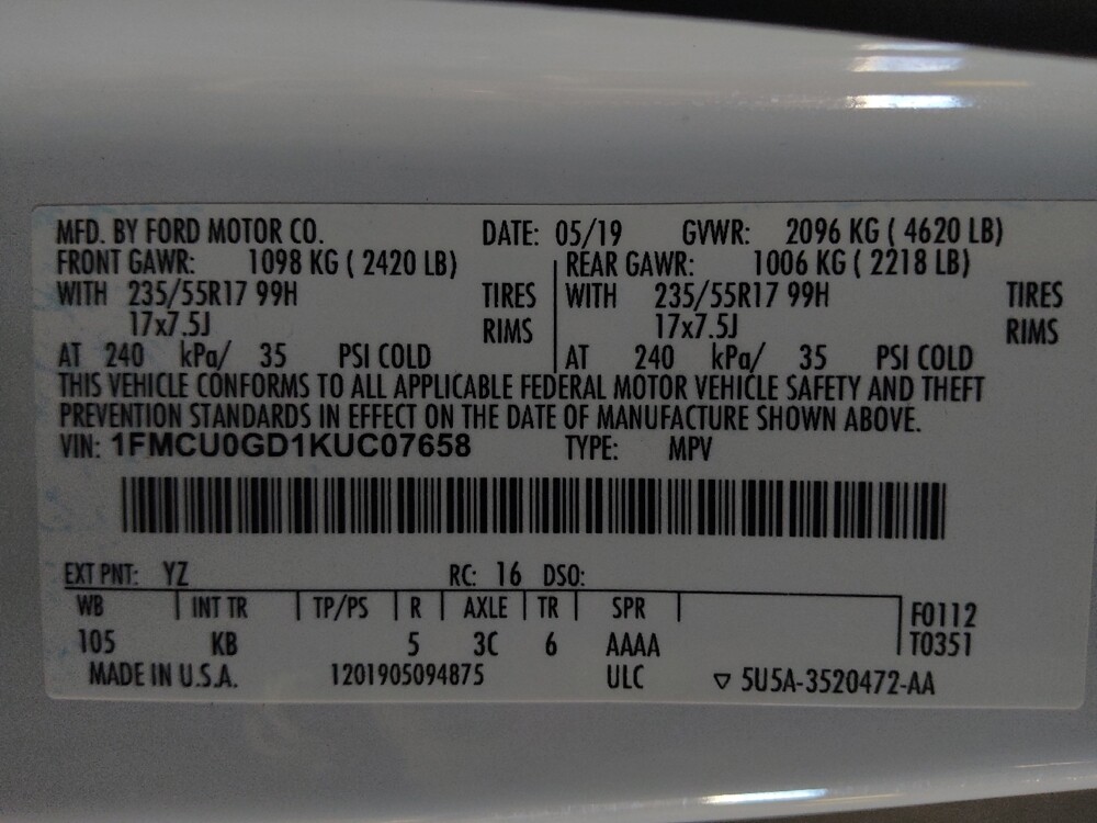 2019 Ford Escape in Jacksonville, FL 32210 - 18134093 33