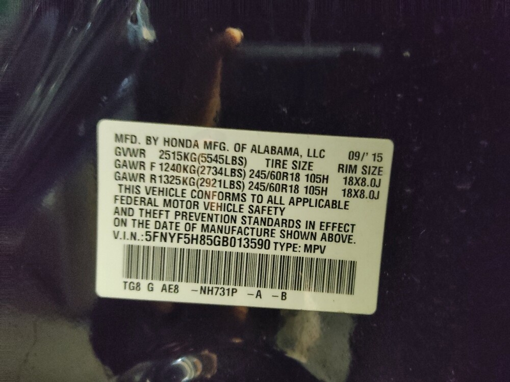 2016 Honda Pilot in Conway, SC 29526 - 18134095 33