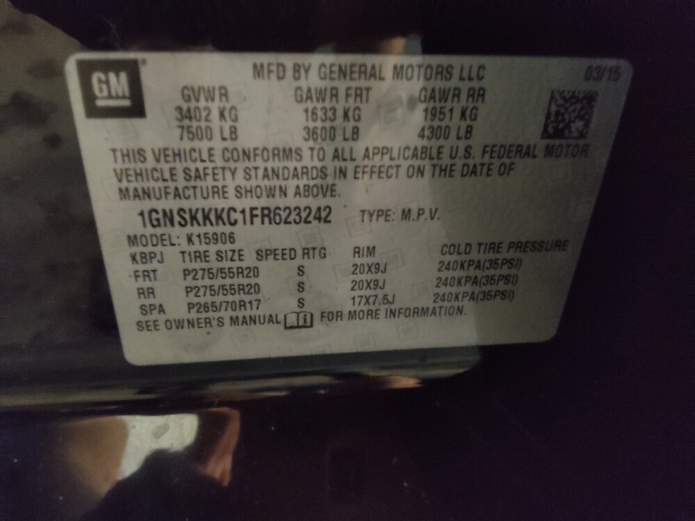 2015 Chevrolet Suburban in Columbia, SC 29210 - 18134102 33