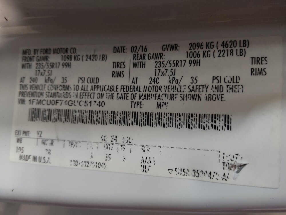 2016 Ford Escape in Charlotte, NC 28273 - 18134105 33