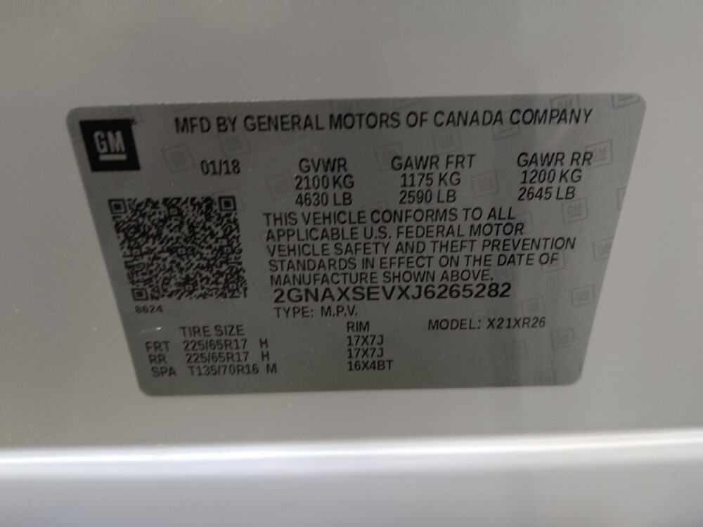 2018 Chevrolet Equinox in Raleigh, NC 27604 - 18134124 33