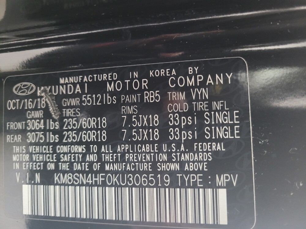 2019 Hyundai Santa Fe in Memphis, TN 38115 - 18134138 33