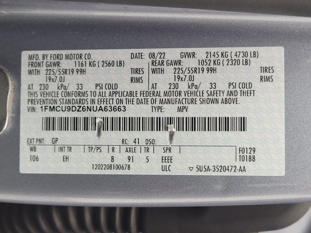 2022 Ford Escape in Memphis, TN 38115 - 18134139 33