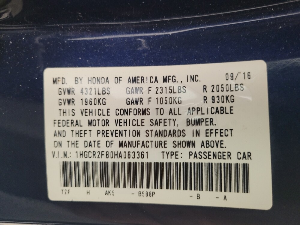 2017 Honda Accord in Memphis, TN 38115 - 18134145 33