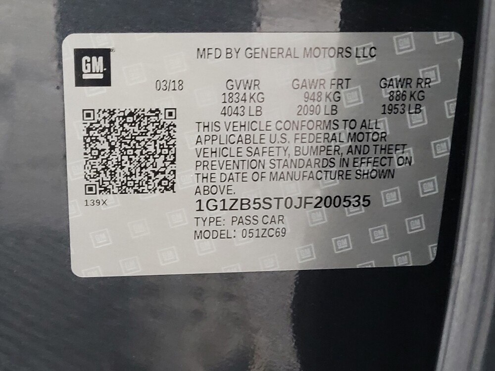 2018 Chevrolet Malibu in Houston, TX 77034 - 18134154 33