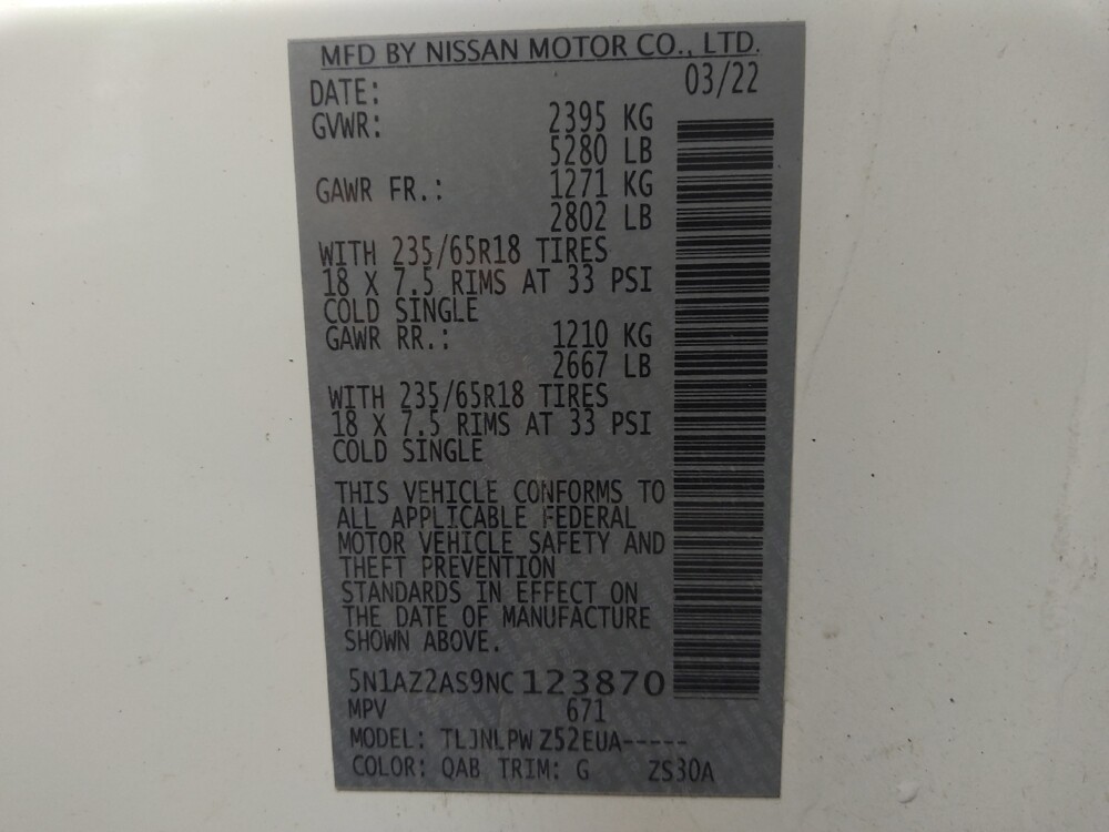 2022 Nissan Murano in Live Oak, TX 78233 - 18134168 33