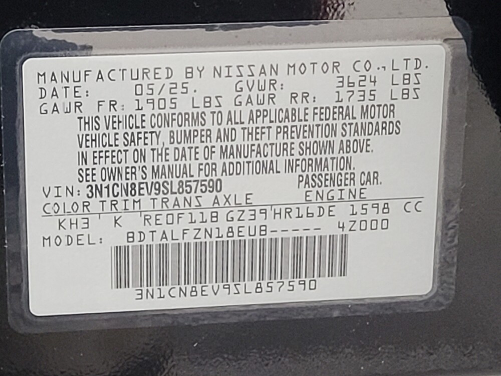 2025 Nissan Versa in Houston, TX 77034 - 18134193 33