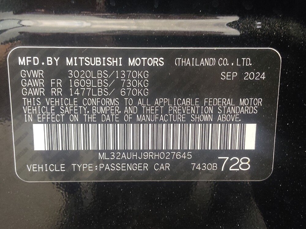 2024 Mitsubishi Mirage in Fairfield, OH 45014 - 18134197 33