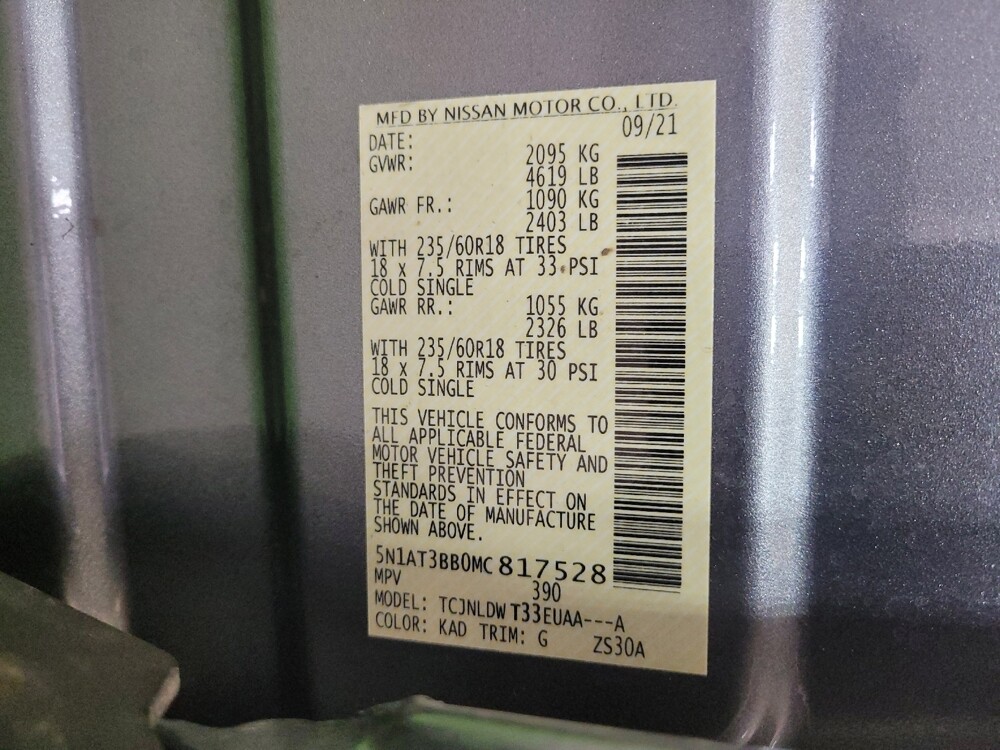 2021 Nissan Rogue in Toledo, OH 43617 - 18134206 33