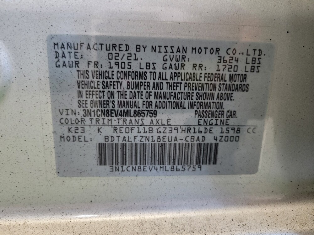 2021 Nissan Versa in Columbus, OH 43231 - 18134216 33