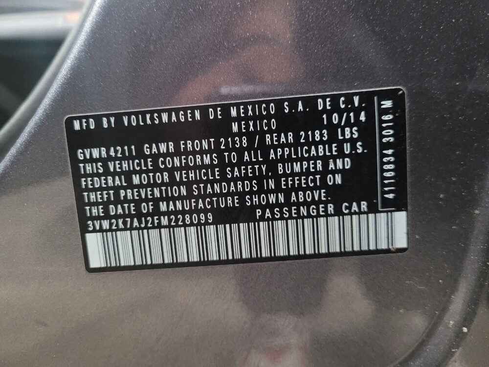 2015 Volkswagen Jetta in Williamstown, NJ 8094 - 18134245 33