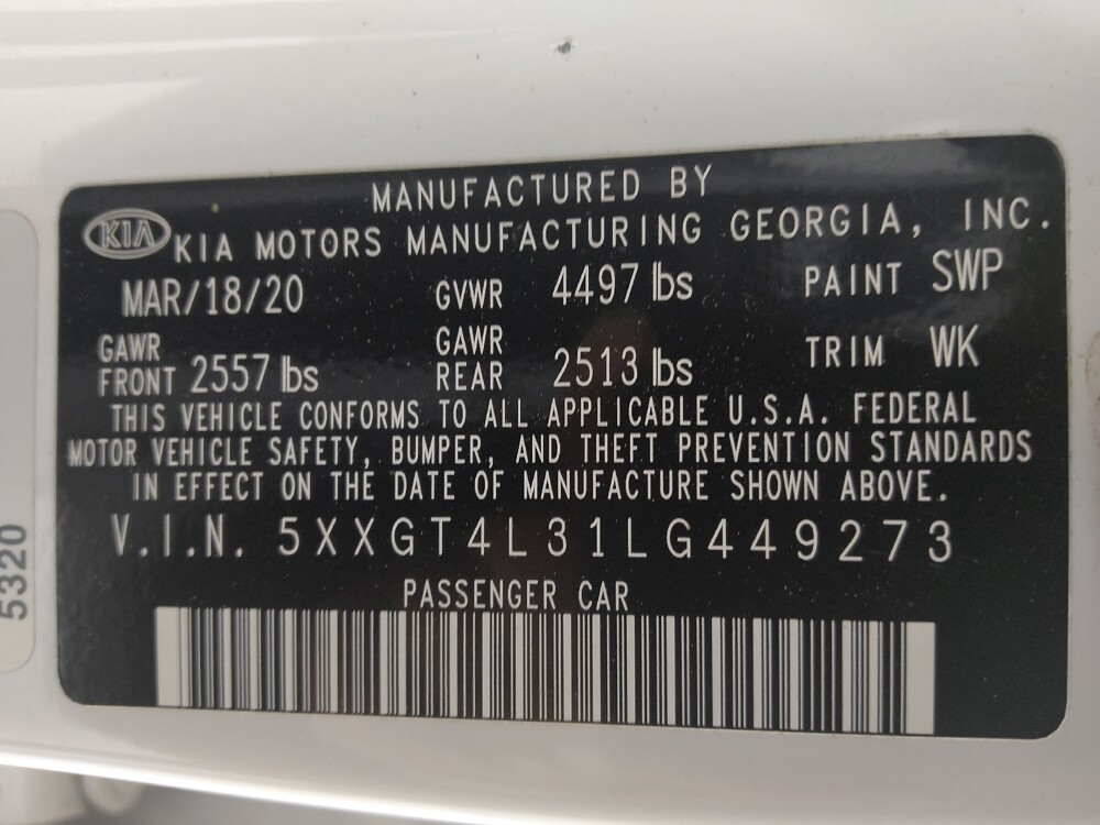 2020 Kia Optima in St. Louis, MO 63125 - 18134259 33