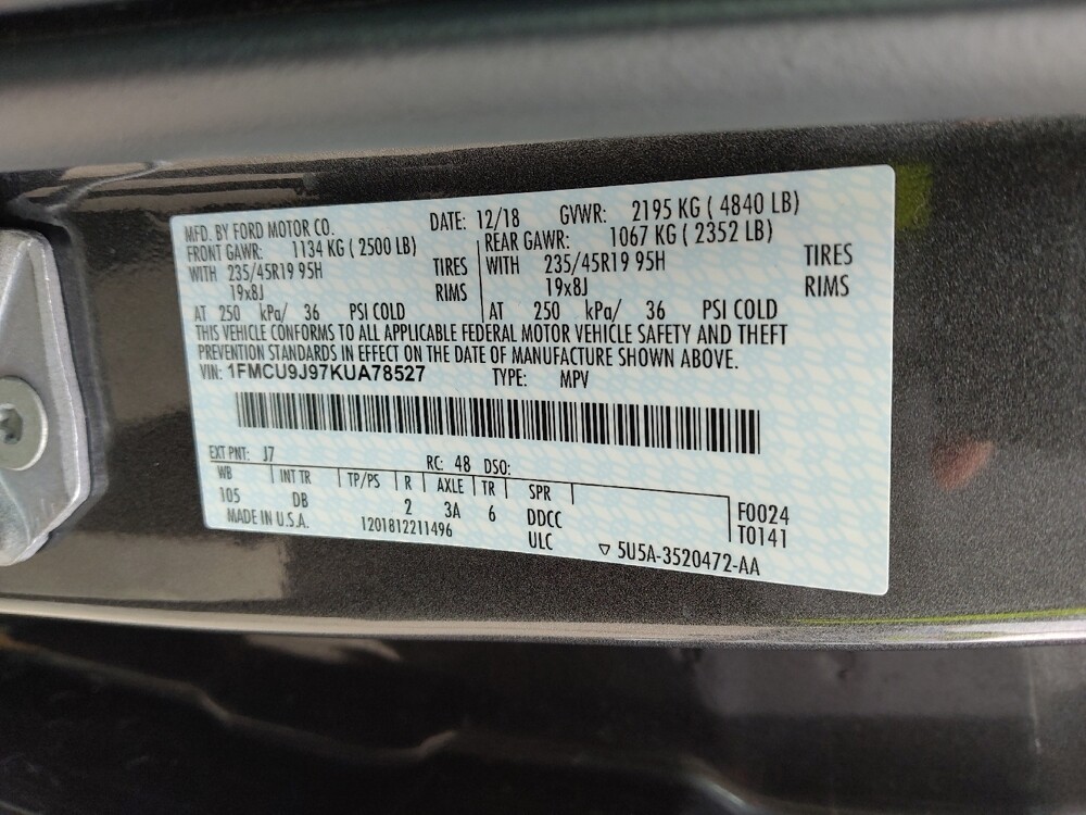 2019 Ford Escape in Midlothian, IL 60445 - 18134283 33