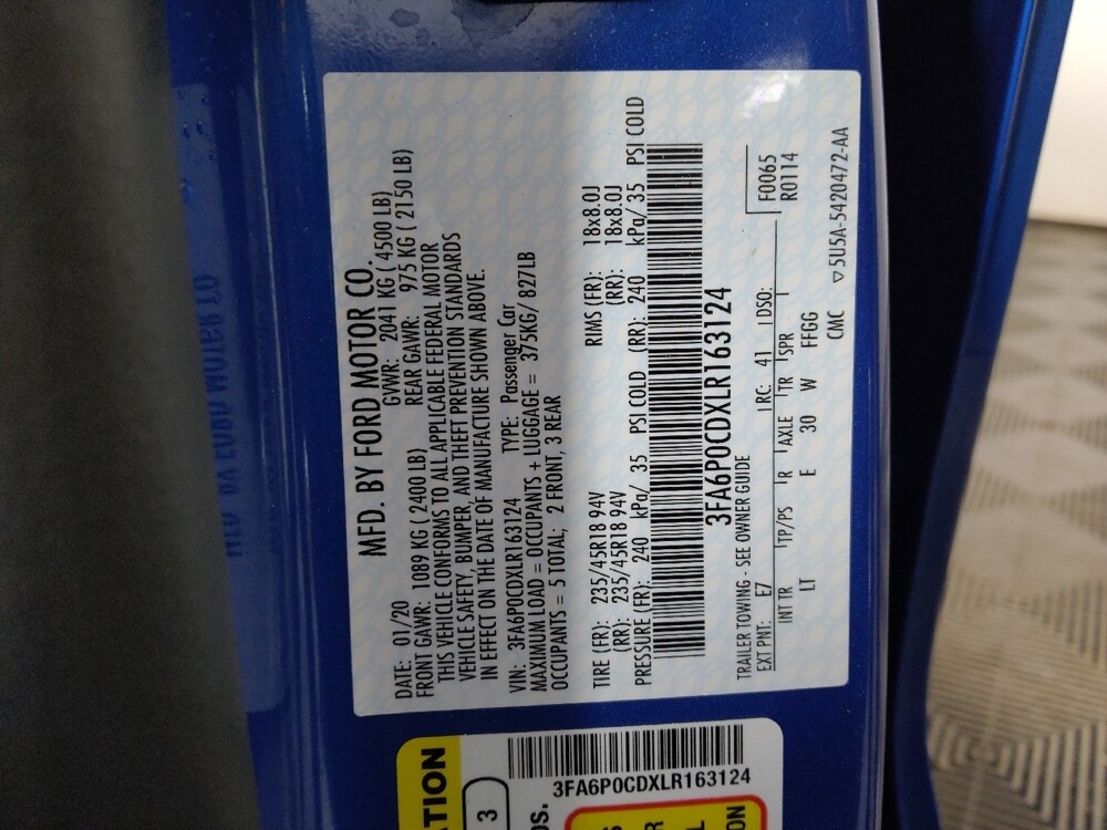 2020 Ford Fusion in Midlothian, IL 60445 - 18134286 33