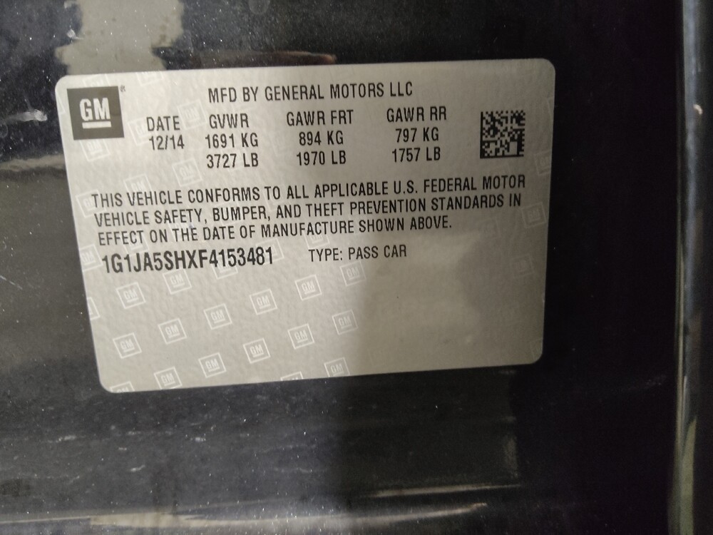 2015 Chevrolet Sonic in Midlothian, IL 60445 - 18134291 33