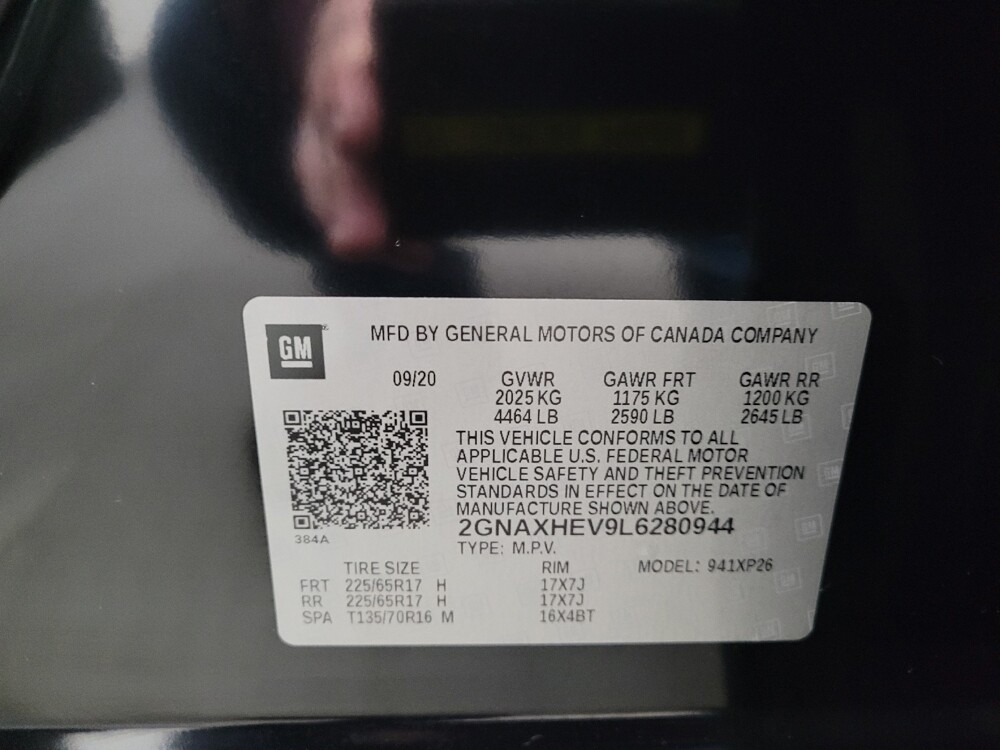 2020 Chevrolet Equinox in Taylor, MI 48180 - 18134295 33