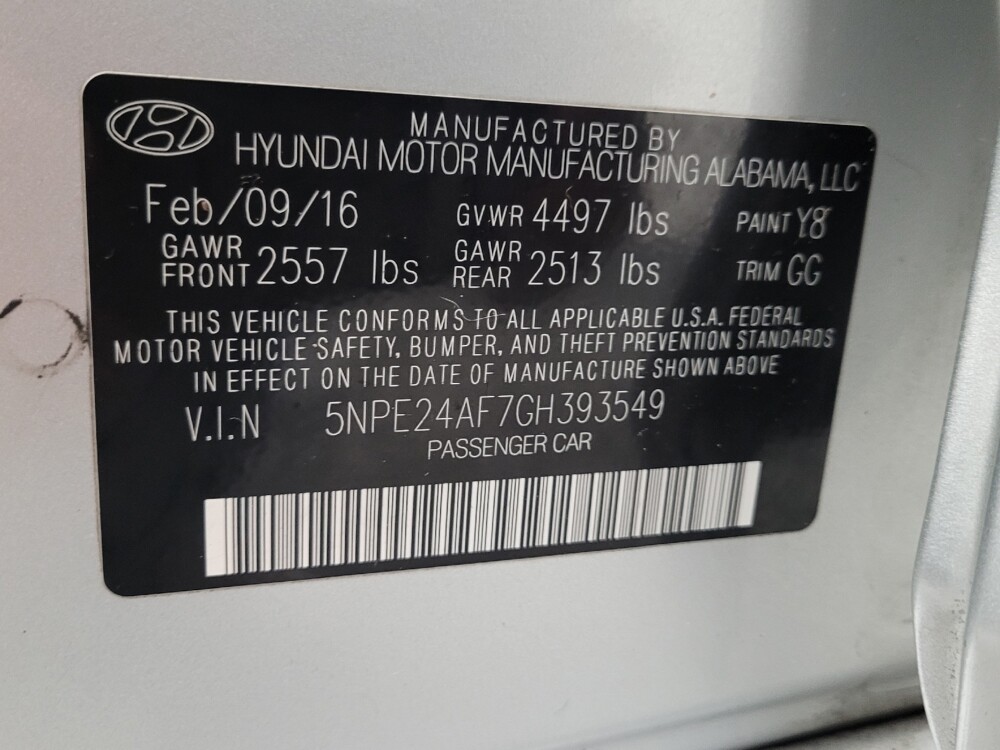 2016 Hyundai Sonata in Riverside, CA 92504 - 18134400 33