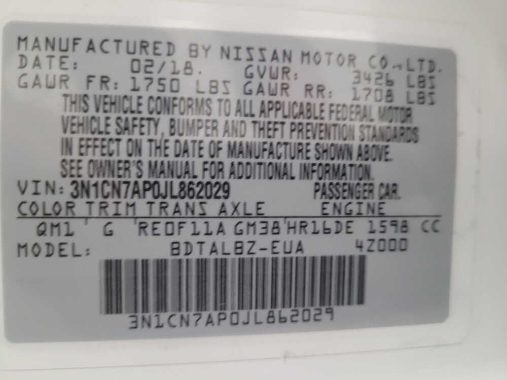 2018 Nissan Versa in Riverside, CA 92504 - 18134417 33