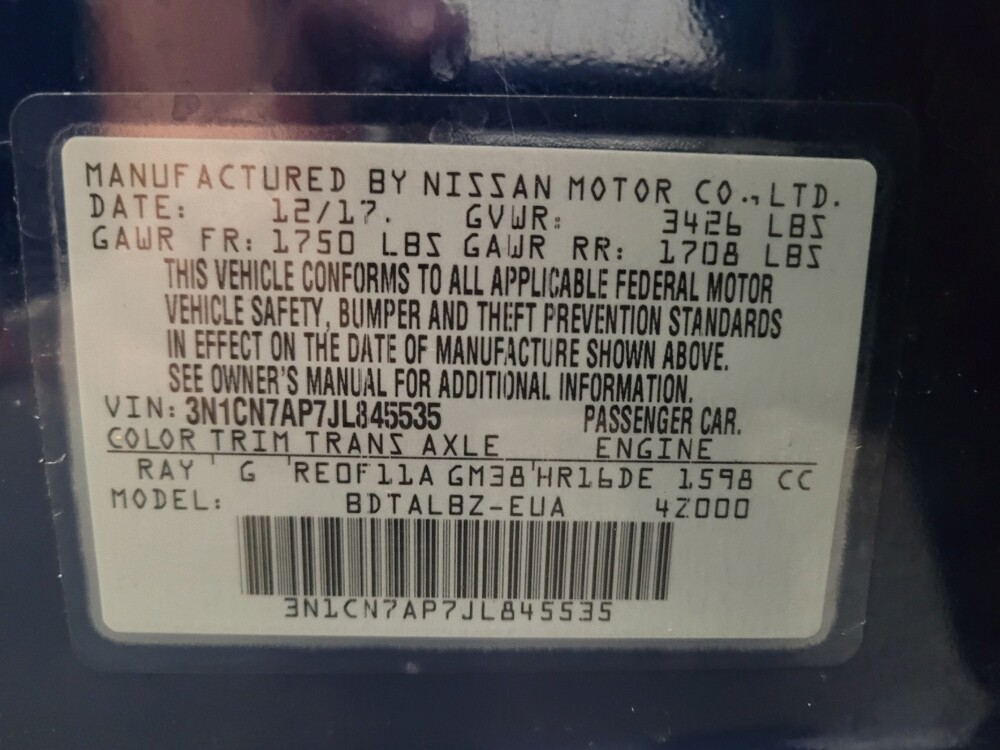 2018 Nissan Versa in Downey, CA 90241 - 18134420 33