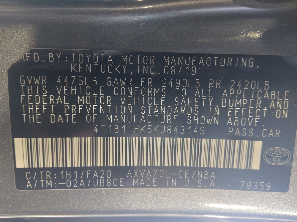 2019 Toyota Camry in Marietta, GA 30062 - 18134451 33