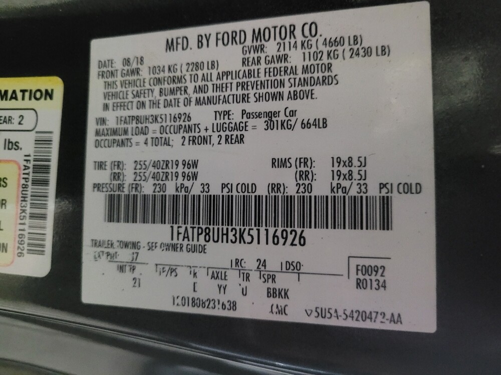 2019 Ford Mustang in Pelham, AL 35124 - 18134461 33