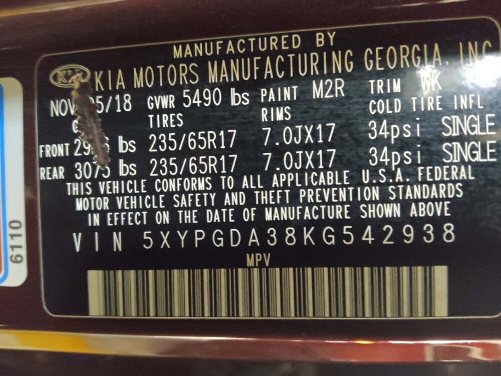 2019 Kia Sorento in Augusta, GA 30907 - 18134466 33