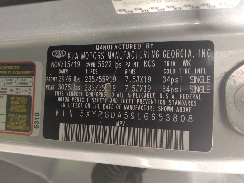 2020 Kia Sorento in Stone Mountain, GA 30083 - 18134469 33