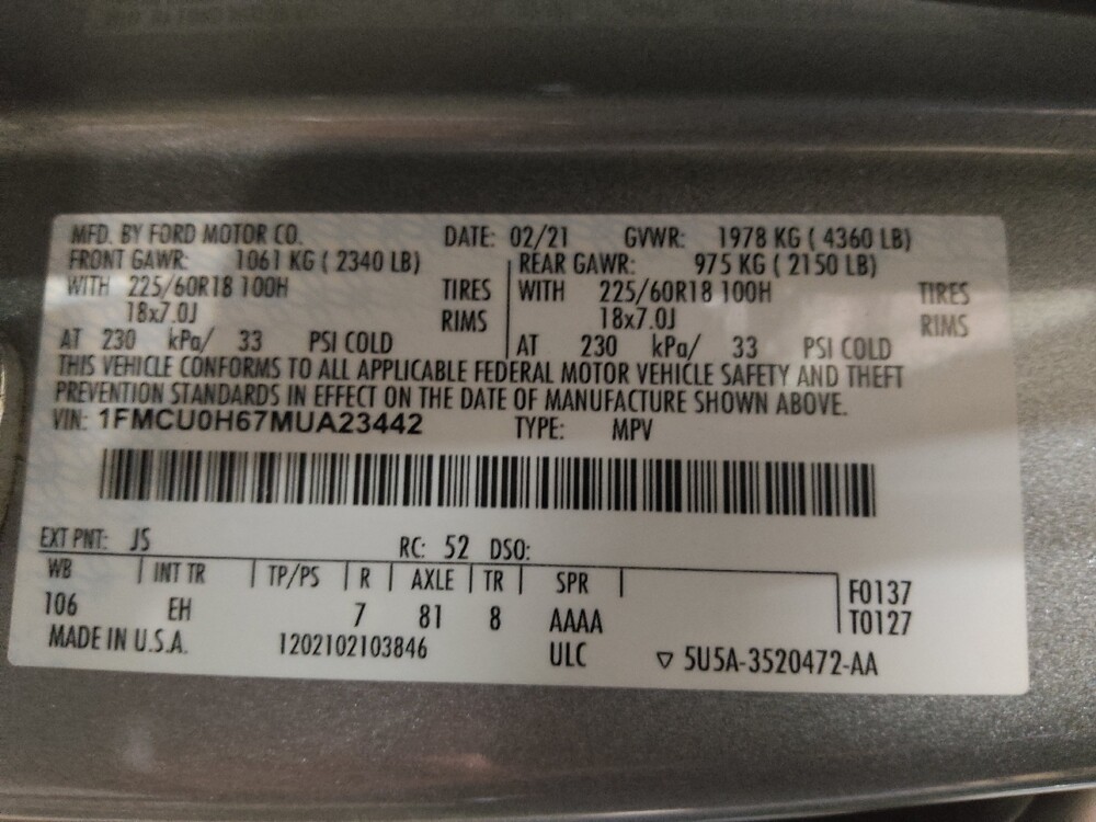 2021 Ford Escape in Plano, TX 75074 - 18134492 33