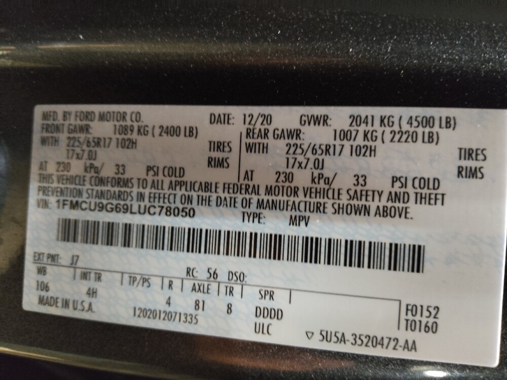 2020 Ford Escape in Arlington, TX 76011 - 18134502 33