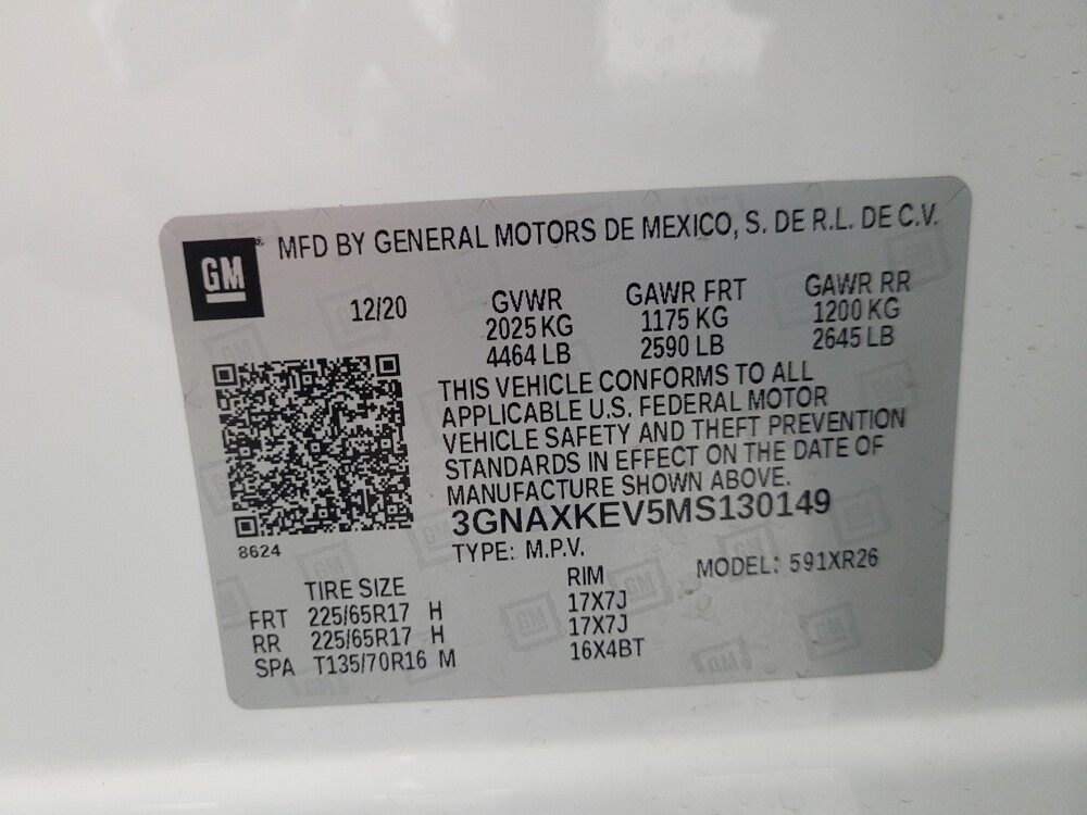 2021 Chevrolet Equinox in Phoenix, AZ 85015 - 18134521 33