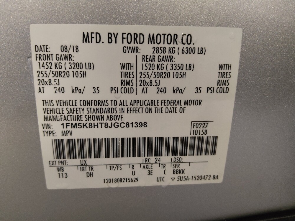 2018 Ford Explorer in Fort Myers, FL 33907 - 18134536 33