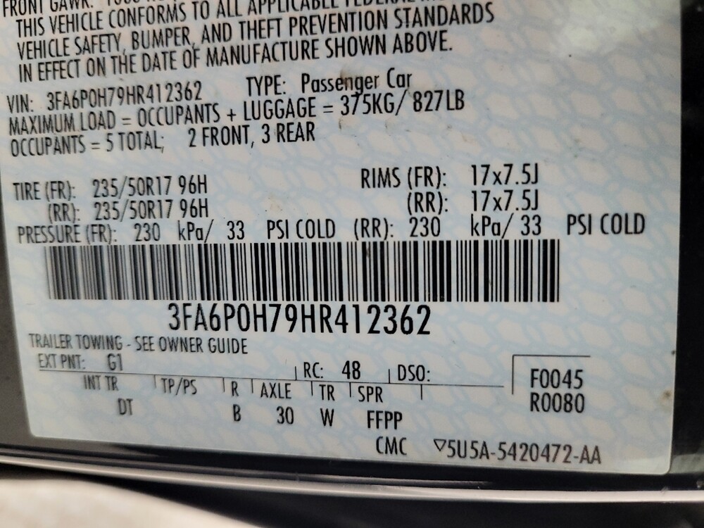 2017 Ford Fusion in Las Vegas, NV 89102 - 18134565 33