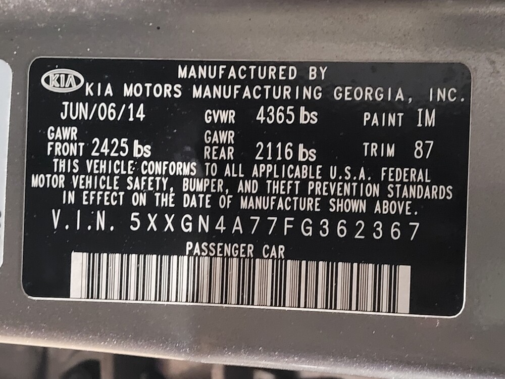 2015 Kia Optima in Lauderdale Lakes, FL 33313 - 18134602 33