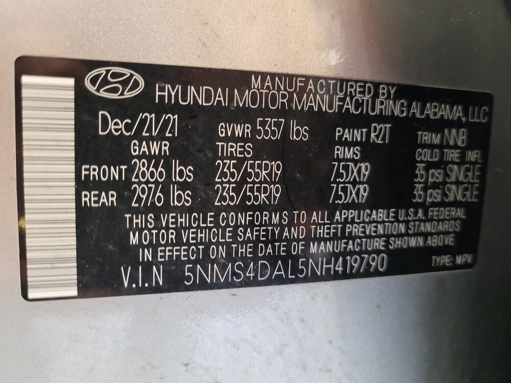 2022 Hyundai Santa Fe in Gainesville, FL 32609 - 18134609 33