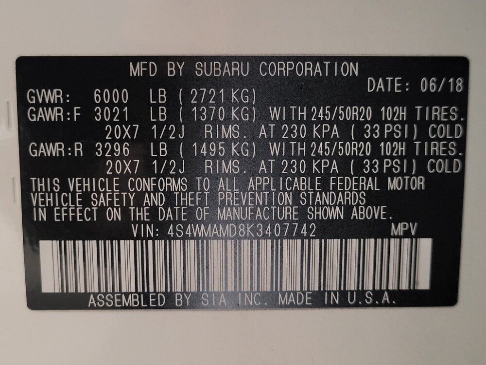 2019 Subaru Ascent in Pensacola, FL 32505 - 18134610 33