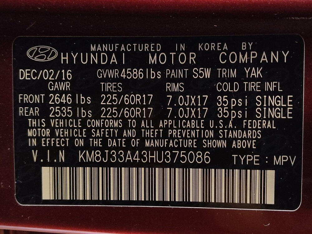 2017 Hyundai Tucson in Mobile, AL 36606 - 18134613 33