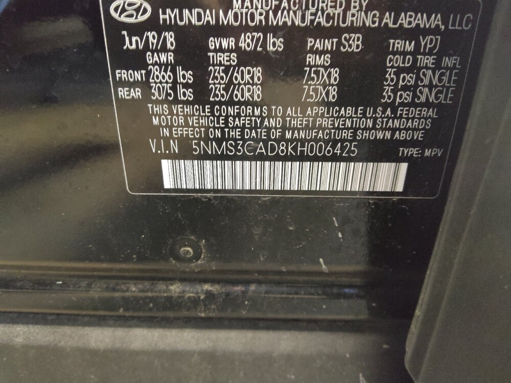 2019 Hyundai Santa Fe in Columbia, SC 29210 - 18134629 33