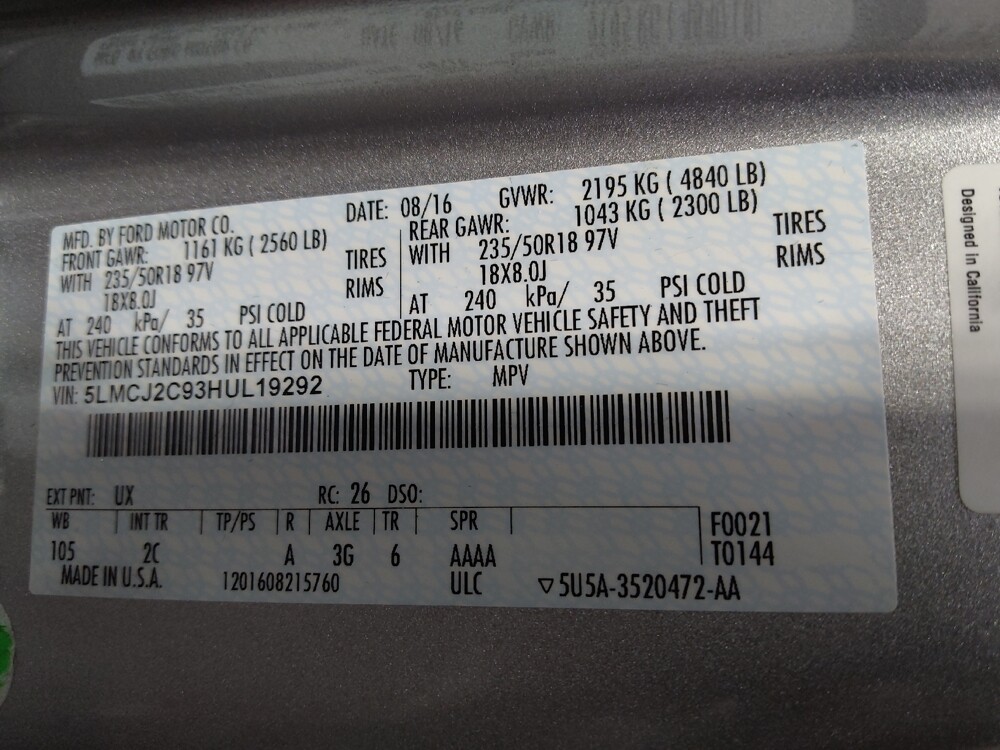 2017 Lincoln MKC in Wilmington, NC 28405 - 18134656 33