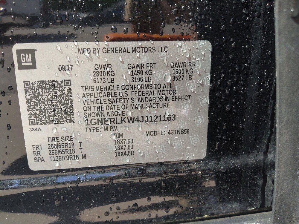 2018 Chevrolet Traverse in Conway, SC 29526 - 18134659 33