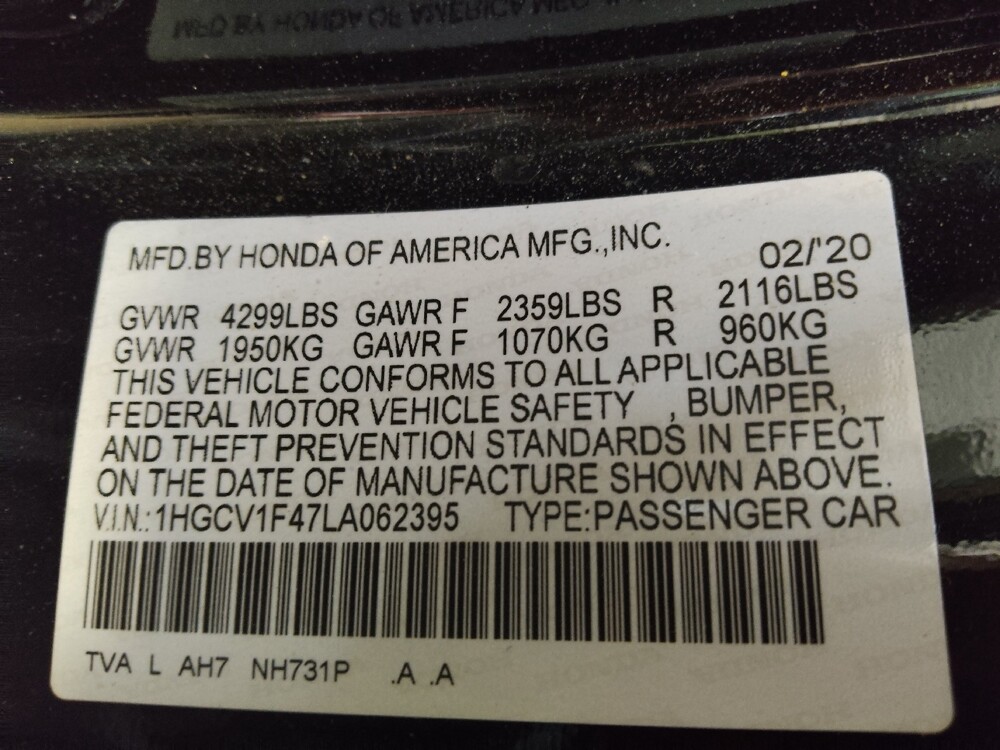 2020 Honda Accord in Charleston, SC 29414 - 18134660 33