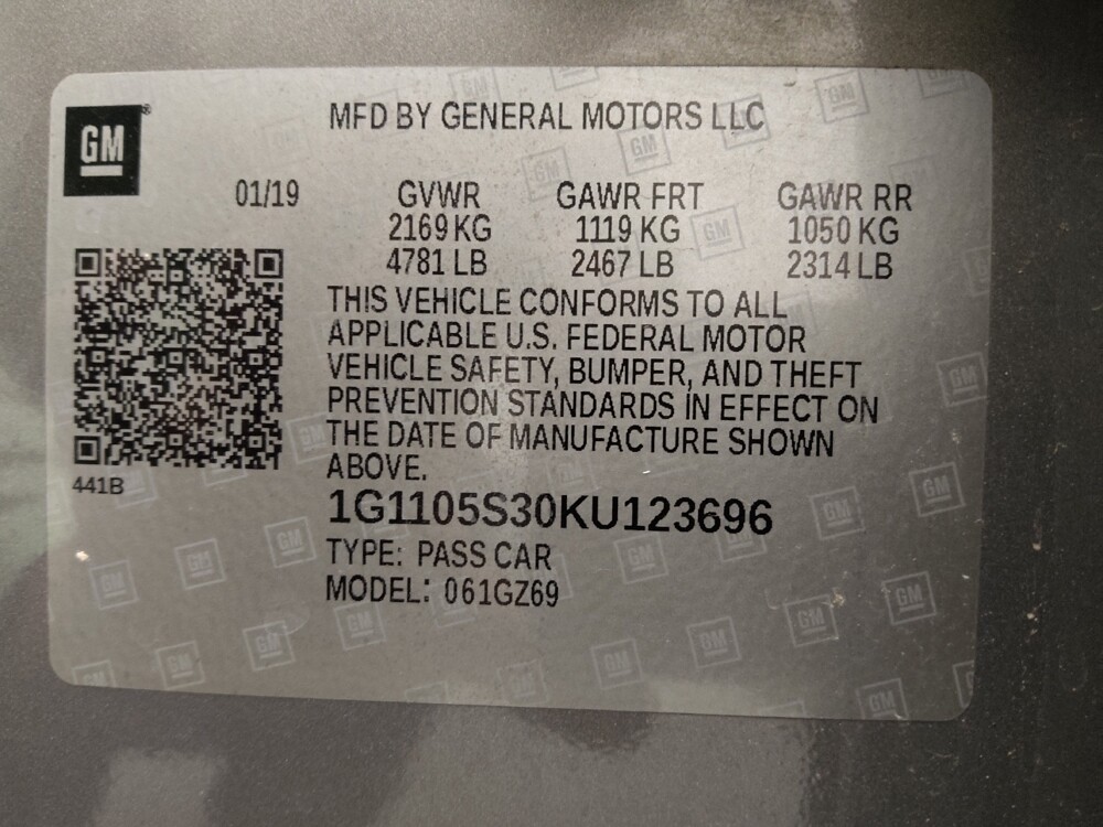 2019 Chevrolet Impala in Albuquerque, NM 87123 - 18134680 33