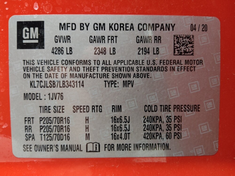 2020 Chevrolet Trax in Albuquerque, NM 87123 - 18134685 33