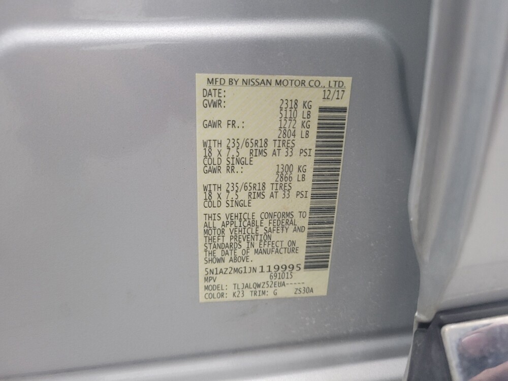 2018 Nissan Murano in Madison, TN 37115 - 18134703 33