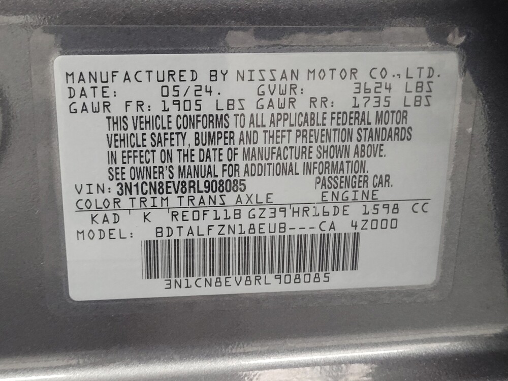 2024 Nissan Versa in Houston, TX 77034 - 18134717 33