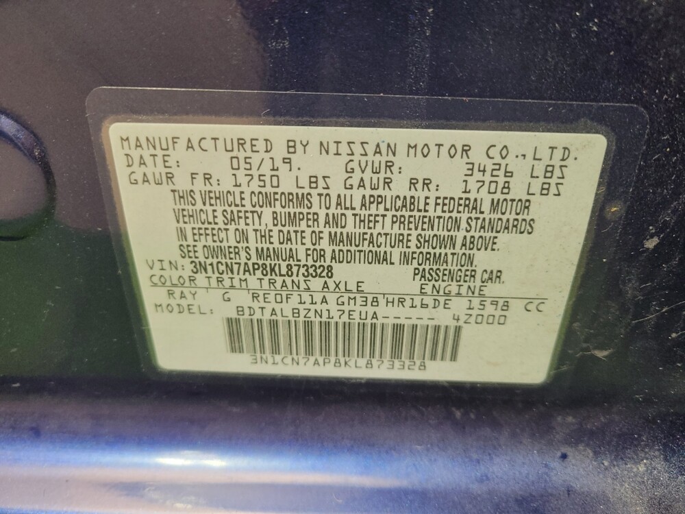 2019 Nissan Versa in Miamisburg, OH 45342 - 18134735 33