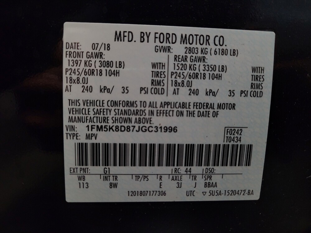 2018 Ford Explorer in Torrance, CA 90504 - 18134851 33