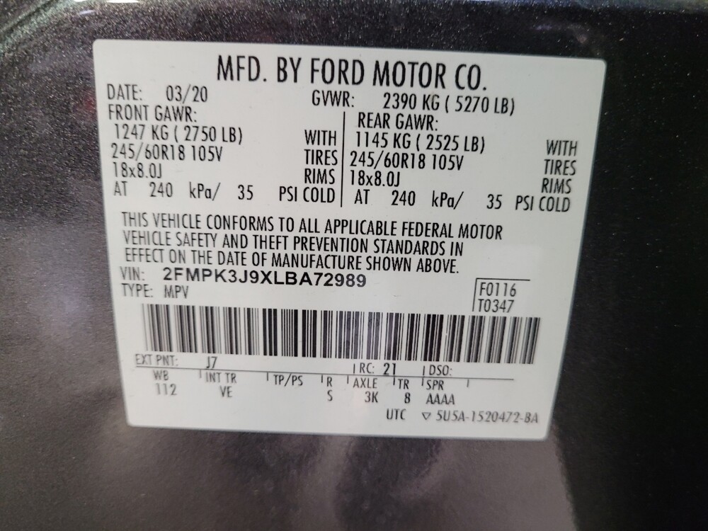 2020 Ford Edge in El Cajon, CA 92020 - 18134858 33