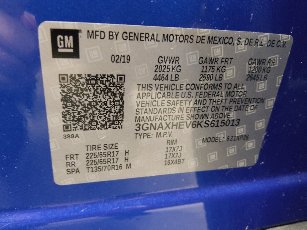 2019 Chevrolet Equinox in El Paso, TX 79907 - 18134894 33